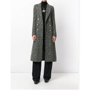 ISABEL MARANT ÉTOILE Isabel Marant Etoile Grey Long Overton Coat (Size FR 34)